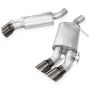 Stainless Works CA16RVMKPBC 16-21 Camaro SS 3in Original SW Connect Axle Back w/Valve - 4in Quad Black Tips