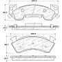 Stoptech 308.06140 Street Brake Pads - Rear