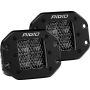 Rigid Industries D Series PRO Midnight Edition - Spot - Diffused - Pair