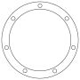 Cometic Ford 8BA/8CM Flathead V8 24 Bolt .031 inch Fiber Oil Pan Clean Out Gasket