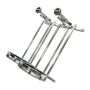 Nitrous Express 11208SB-10 Stand up Dual Billet Bottle Bracket for 10lb Bottle (Flat Mount)