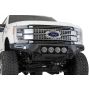 Addictive Desert Designs F160014110103 17-20 Ford Super Duty Bomber Front Bumper w/ Mounts For 4 Rigid 360 6in