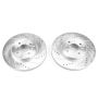 PowerStop JBR1562XPR PowerStop Evolution Performance Drilled, Slotted & Plated Brake Rotor Pair