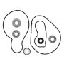 Vertex Pistons 721317 Vertex Gaskets 18-19 Arctic Cat XF 9000 EFI Water Pump Rebuild Kit