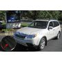 Rally Armor 2009+ Subaru Forester UR Black Mud Flap w/ Silver Logo