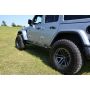N-Fab TSJ184-TX Trail Slider Steps 18-20 Jeep Wrangler JL 4 Door SUV - SRW - Textured Black