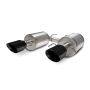 CORSA Performance 14157BLK Corsa 2005-2007 Cadillac STS 4.6L 2.5in Axle-Back Dual Rear w Single 4in Black Pro-Series Tips