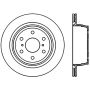 StopTech Power Slot 07-09 Cadillac Escalade / 07-09 Chevy Avalanche Rear Right Slotted CRYO Rotor