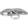 ALLSTAR PERFORMANCE ALL25904 LW 14in A/C Kit Plain No Element 1-1/2in Space