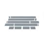 Putco 9751206BP 07-13 Chevy Silv Crew Cab 6.5ft Standard Box - 6in Wide - 14pcs Black Platinum Rocker Panels