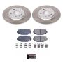 PowerStop SC5961 Semi-Coated Rotor and Low-Dust Ceramic Brake Pad Kit