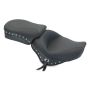 Mustang Motorcycle 76830 Mustang 10-18 Triumph Thunderbird, Thunderbird Storm Std. Touring 2PC Seat w/Studs - Black
