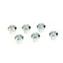 Kentrol 76-86 Jeep CJ Interior Knob Set 6 Pieces - Polished Silver