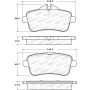 Stoptech 308.16300 Street Brake Pads - Front