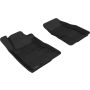 3D MAXpider 2005-2009 Ford Mustang Kagu 1st Row Floormat - Gray