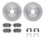 Dynamic Friction 6512-76467 Rotor Kit