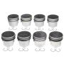 Mahle OE GM 6.5L Diesel V8 .020 w/ PCR Piston With Rings Set (Set of 8)