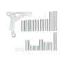 ICT BILLET ICT551921-LS01 LS Iron Block Accessory Support Bracket