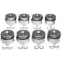 Mahle OE NAVI 7.3L DI Diesel V8 STD w/ PCR Piston With Rings Set (Set of 8)