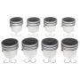 Mahle OE GMC Trk 395 6.5L Diesel 92-97 w/ Reduced Compression Distance by .010 Piston Set (Set of 8)