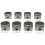 Mahle OE 2243403060 GMC Trk 395 6.5L Diesel 92-97 w/ Reduced Compression Distance by .010 Piston Set (Set of 8)