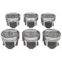 Mahle OE 2243415030 Jeep & Dodge Trk 2.5L 150 L4 Vin P 4.0L 242 L6 Vin S 1996-2001 Piston Set (Set of 6)