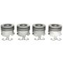 Mahle OE GMC Trk 6.6L V8 Duramax Diesel 2001-2005 Left Hand Piston .030 Piston Set (Set of 4)