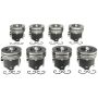 Mahle OE FO 6.0L Diesel V8 144060-STD w/ PC Piston Set (Set of 8)