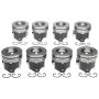 Mahle OE FO 6.0L Diesel V8 144060-030 w/ PC Piston Set (Set of 8)