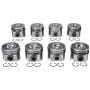 Mahle OE Ford 6.0L Diesel V8 144060-010 w/ PCR Piston With Rings Set (Set of 8)
