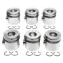 Mahle OE Cms 102mm/4.017 Bore B OE 3802565 Piston With Rings Set (Set of 6)