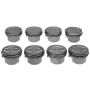 Mahle OE GM 5.7L 350 V8 DISH .030 w/ PR Moly Piston With Rings Set (Set of 8)