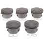 Mahle OE GMC Trk 3.5L I-5 Vin 6 2004-2006 Canyon Colorado Hummer H3 2006+ Piston Set (Set of 5)