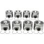 Mahle OE Ford 6.4L Diesel STD 2008-2010 F-250/F-350/F-450/F-550 Piston Set (Set of 8)