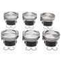 Mahle OE 2243671025MM GM 3.5L / 3.9L 06-11 0.25MM Piston Set (Set of 6)