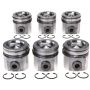 Mahle OE 2243673WR Cummins B 5.9L 17.1:1 CR Vin C Eng ETH Piston With Rings Set (Set of 6)