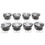 Mahle OE Dodge Trk & Jeep 4.7L Vin J 02-07 .75MM Oversize RCH .010 Piston With Rings Set (Set of 8)