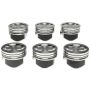 Mahle OE GM 4.3L 262 V6 Dish Coat STD w/ P Aftermarket Version Piston Set (Set of 6)