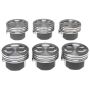 Mahle OE GM 4.3L 262 V6 Dish Coat .030 w/ P Aftermarket Version Piston Set (Set of 6)