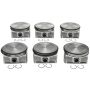 Mahle OE Chrysler 3.5L 2007-2010 w/ Rings .50MM Piston With Rings Set (Set of 6)
