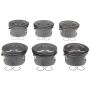 Mahle OE GM 4.2L 06-09 1.00MM w/ Rings Piston With Rings Set (Set of 6)