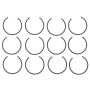Mahle OE GM 3.6L LLT 08-15 Left and Right Pistons 0.50MM Piston Set (Set of 6)