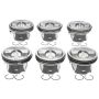Mahle OE 2243929WR GM 3.6L LFX 12-15 Left and Right Pistons STD w/ Rings Piston With Rings Set (Set of 6)