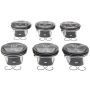 Mahle OE GM 3.6L LFX 12-15 Left and Right Pistons 0.50MM w/ Rings Piston With Rings Set (Set of 6)