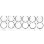 Mahle OE GM 3.0L LF1/ LFW 10-14 Right and Left Pistons STD Piston Set (Set of 6)