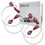 Oracle Lighting 2258-003 LED Halo Kit, Round Ring Design, Red