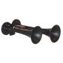 Kleinn Air Horns 101 Kleinn Black Dual Horn/ 10In/7.5In - XCR2.0 Coated Zinc Alloy