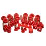 Energy Suspension 81-87 Chevy/GMC 4WD (w/ Aftermarket Frt Springs) Red Hyper-flex Master Bushing Set