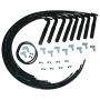 Moroso 73804 Universal/Hemi/BAE-AJPE Ignition Wire Set - Ultra 40 - Unsleeved - Black