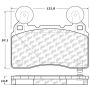 StopTech Performance Front Brake Pads 10-14 Chevy Camaro